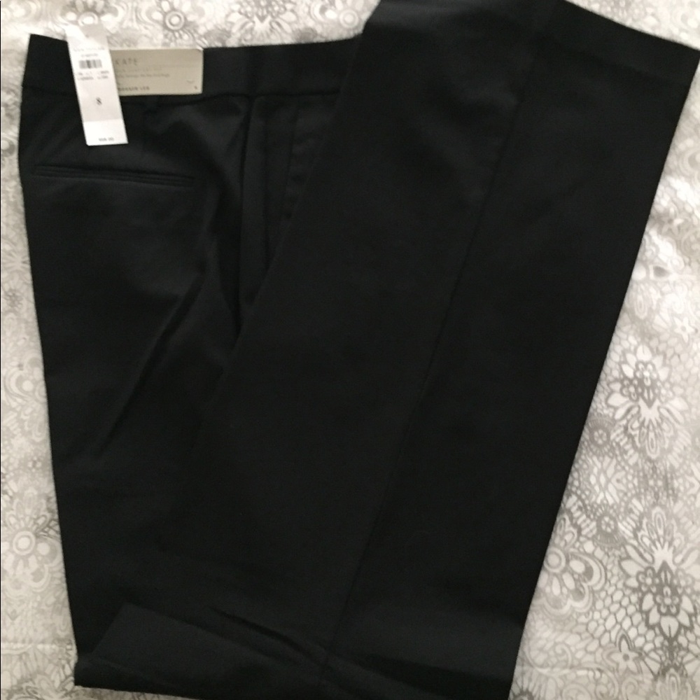 Ann Taylor suiting pant in black- NWT- sz 8